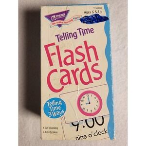 Telling‎ Time Skill Drill Flash Cards